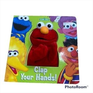 Sesame Street Clap Your Hands Book Puppet Elmo